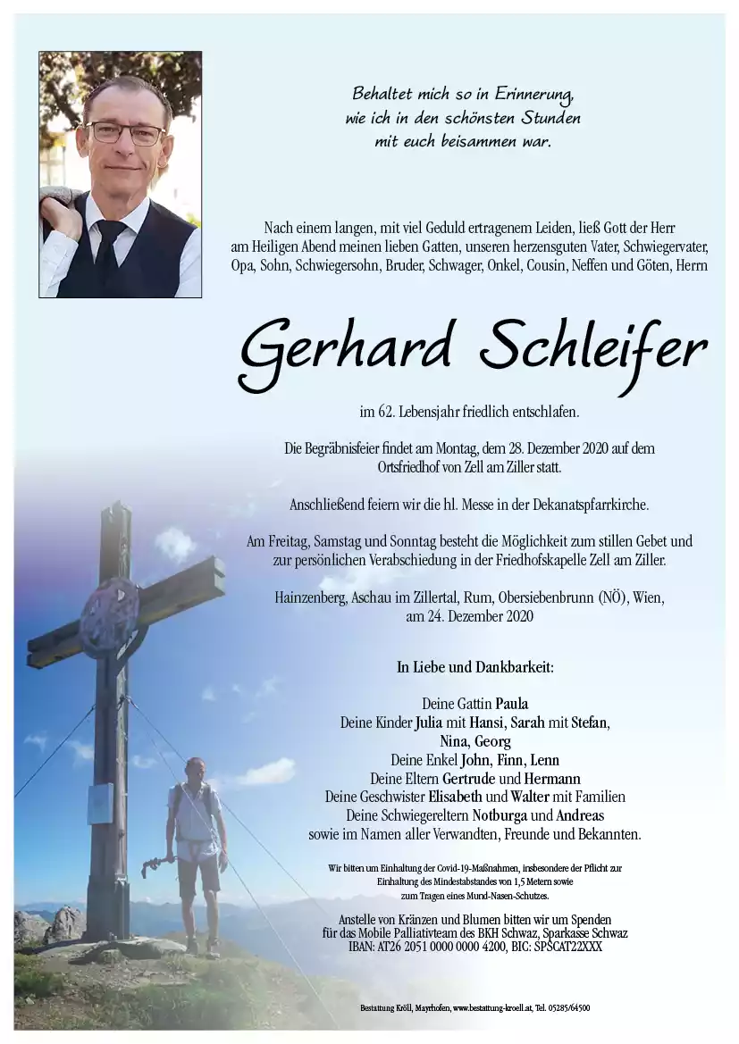 Parte von Gerhard Schleifer